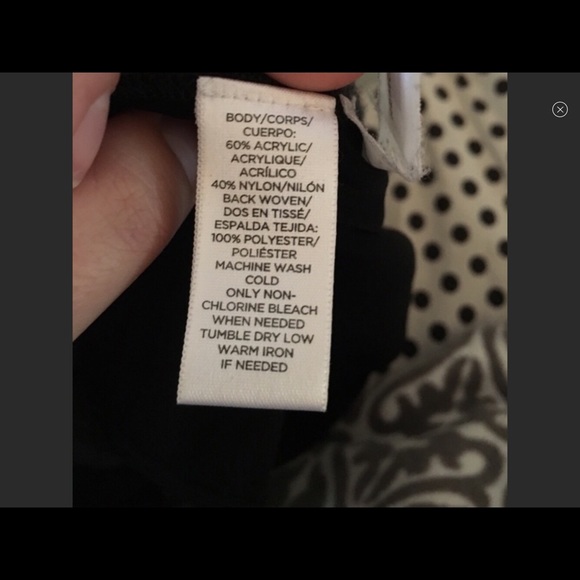 Loft Grey & Black Mixed Sweater Dress - Picture 4 of 4